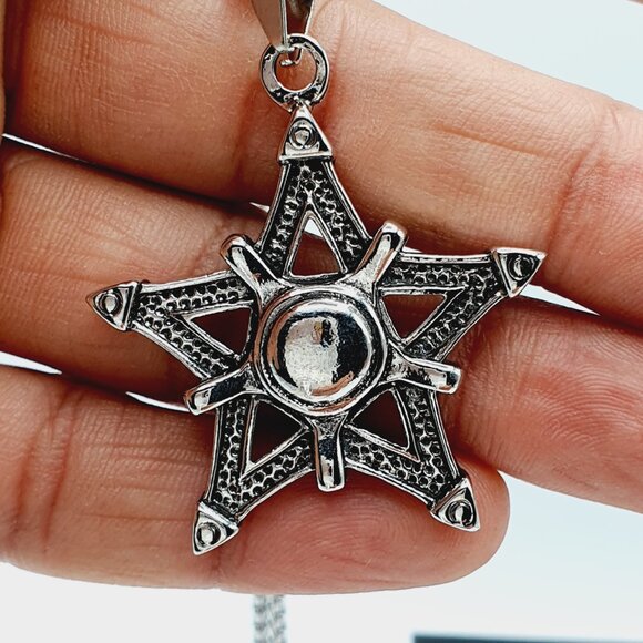 ❤️Fashion anime Pentagram Shape Necklace, N90201P121 - Picture 9 of 12